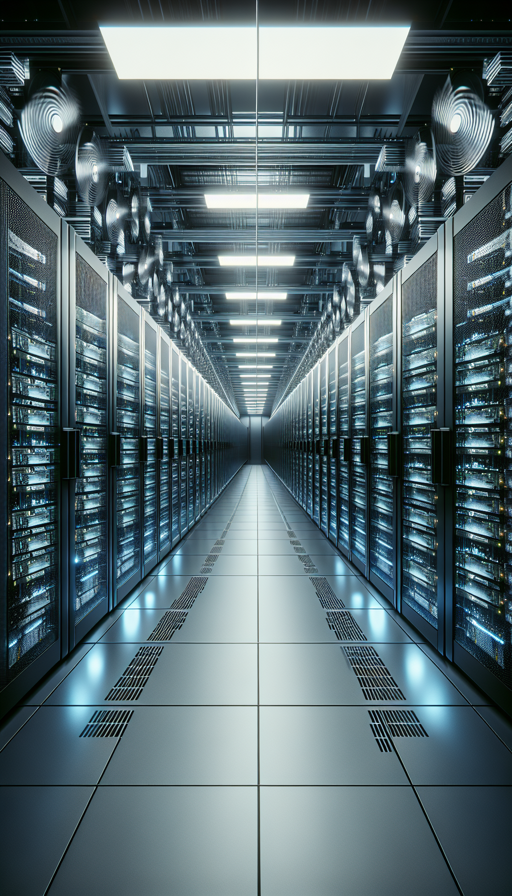 Data center servers illustrating AI's environmental impact