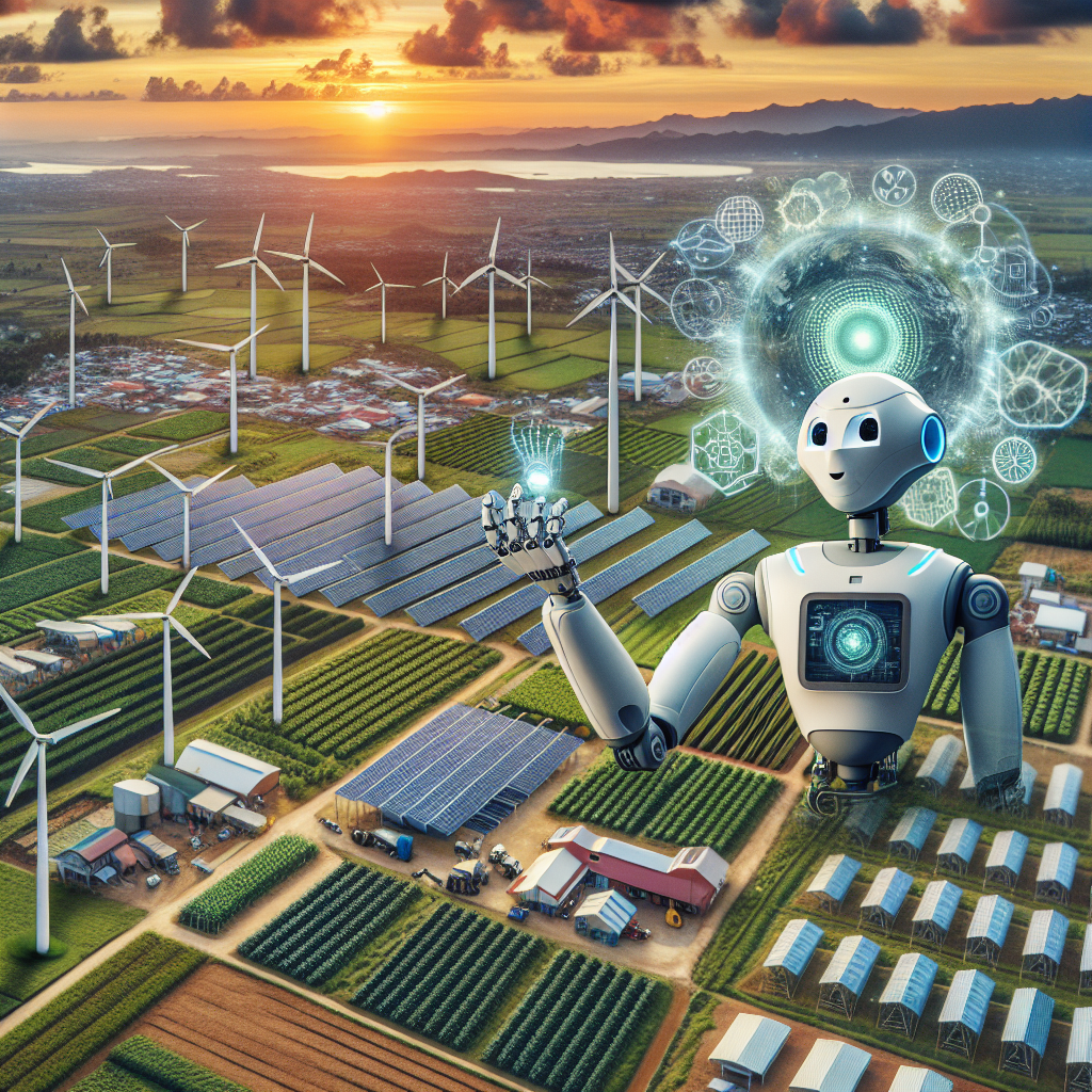 AI technology in sustainability with renewable energy and agriculture